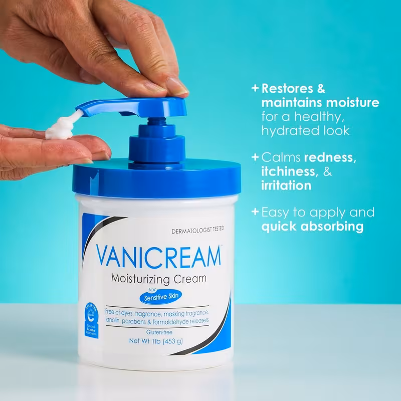 Vanicream - Moisturizing Cream With Pump For Sensitive Skin 453G