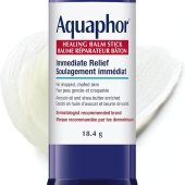 Aquaphor Healing Balm Stick For Chapped, Chafed Skin, Enriched With Avocado Oil And Shea Butter, No-Mess Application Perfect For On-The-Go Use, Fragrance Free, Dermatological Skin Care 18.4G