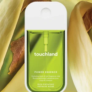 Touchland Power Essence Hydrating Body &Amp; Hair Fragrance Mist In Rich Pistachio 2 Fl. Oz / 60Ml