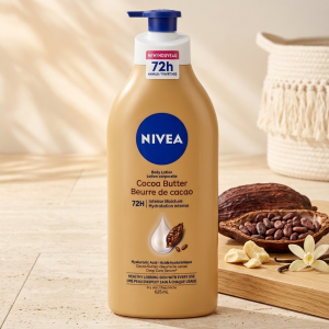 Nivea Cocoa Butter 72H Intense Moisture, Hydration Intense Body Lotion 625Ml