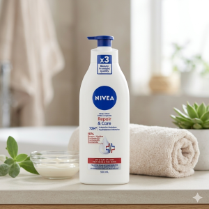 Nivea Repair &Amp; Care Body Lotion 72Hrs Intensive Moisture, Hydration Intense [ Dry &Amp; Very Dry Skin ] 500Ml