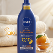 The Nivea Q10 Firming Body Milk Is A Body Moisturizer Enriched With Coenzyme Q10 And Vitamin C, Designed To Firm Skin And Improve Elasticity.  500Ml