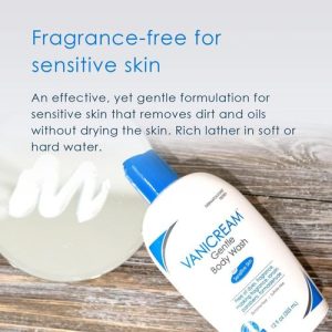 Vanicream Gentel Body Wash 12Fl. Oz / 355Ml [ Fragrance Free]